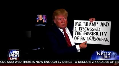 Donald Trump is forcing Megyn Kelly to make a hostage video, Jimmy Kimmel jokes