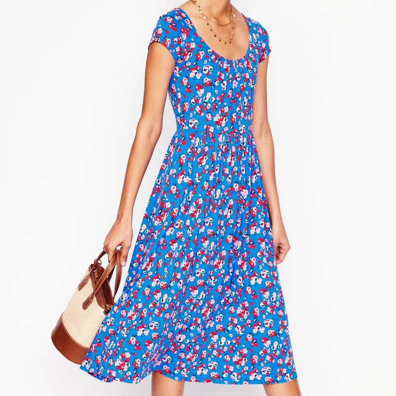 Boden Samantha Scoop Jersey Dress
