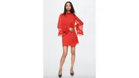 MANGO Ruffled sleeve dress
RRP: