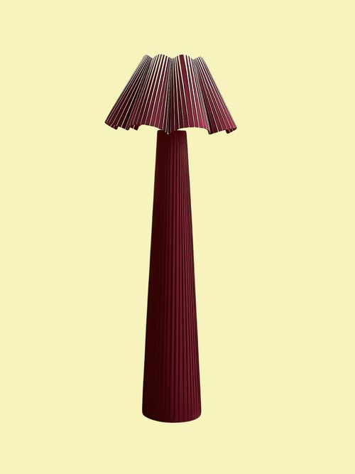 Penelope Ribbon Striped Floor Lamp