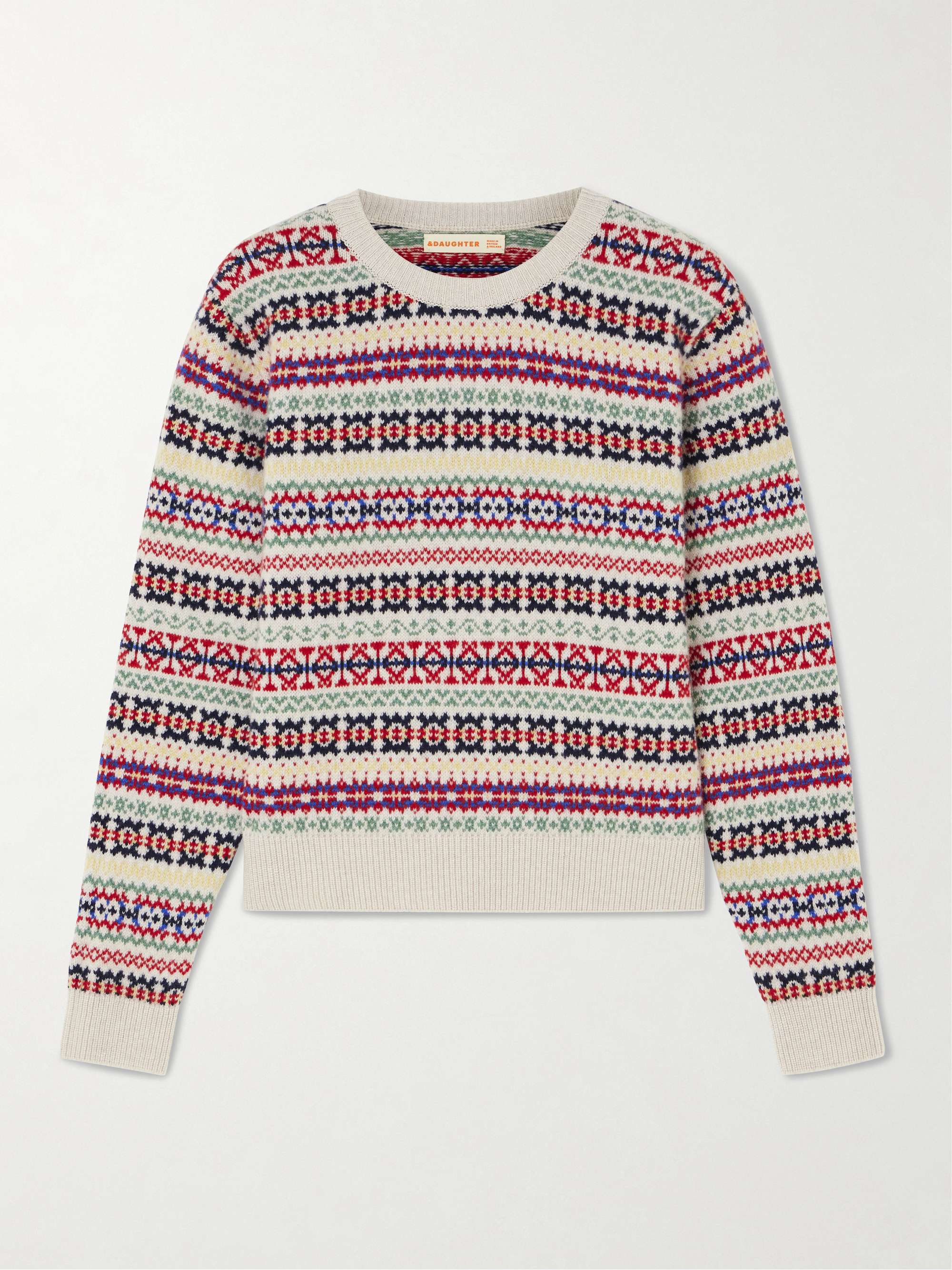 Fair Isle Wool Sweater