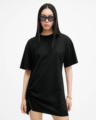 Naenia Drawcord Mini T-Shirt Dress