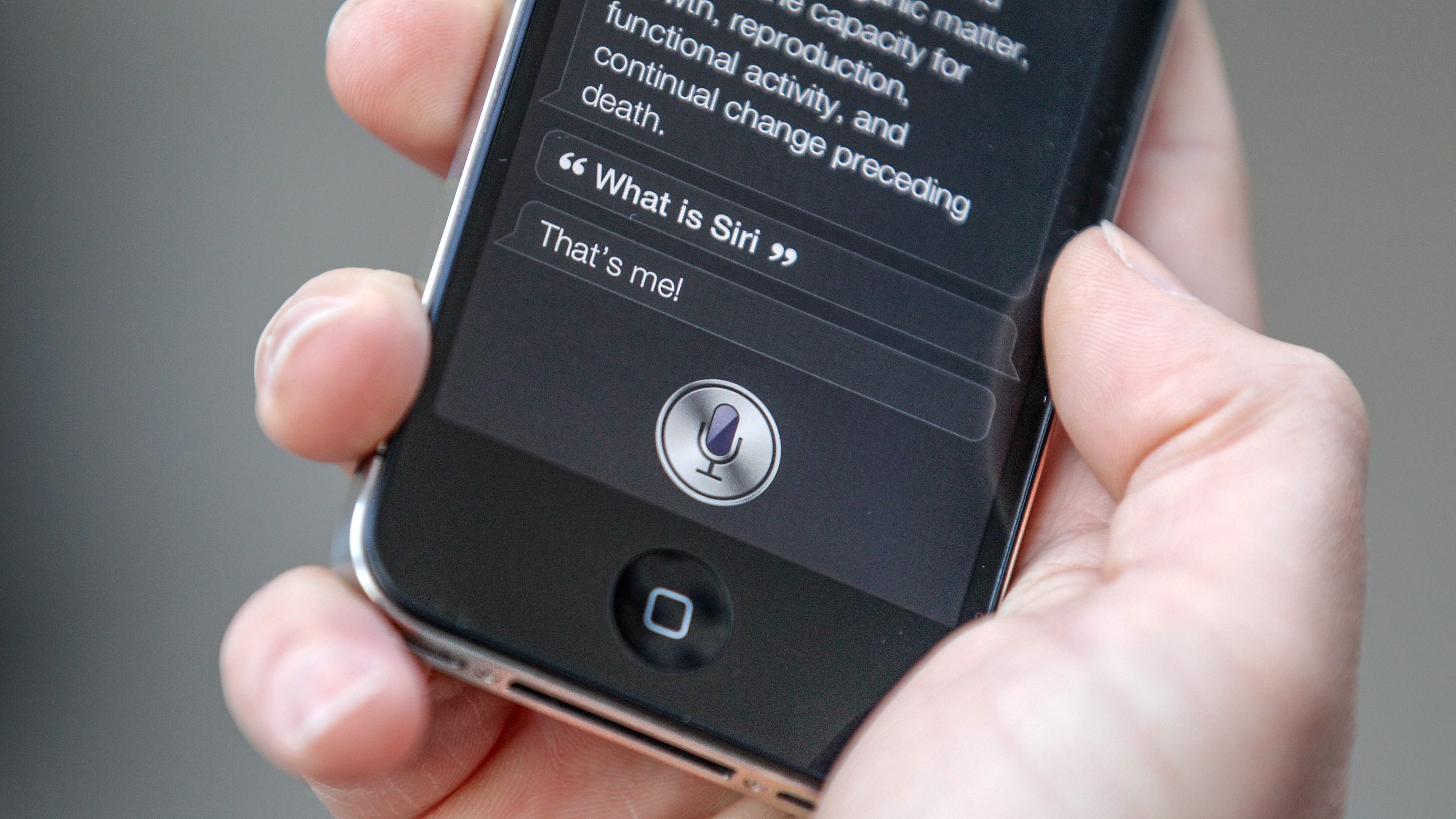 Siri on the iPhone 4s