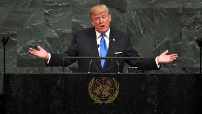 Donald Trump threatens North Korea during his maiden address to the UN General Assembly