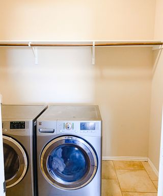 laundry room before makeover