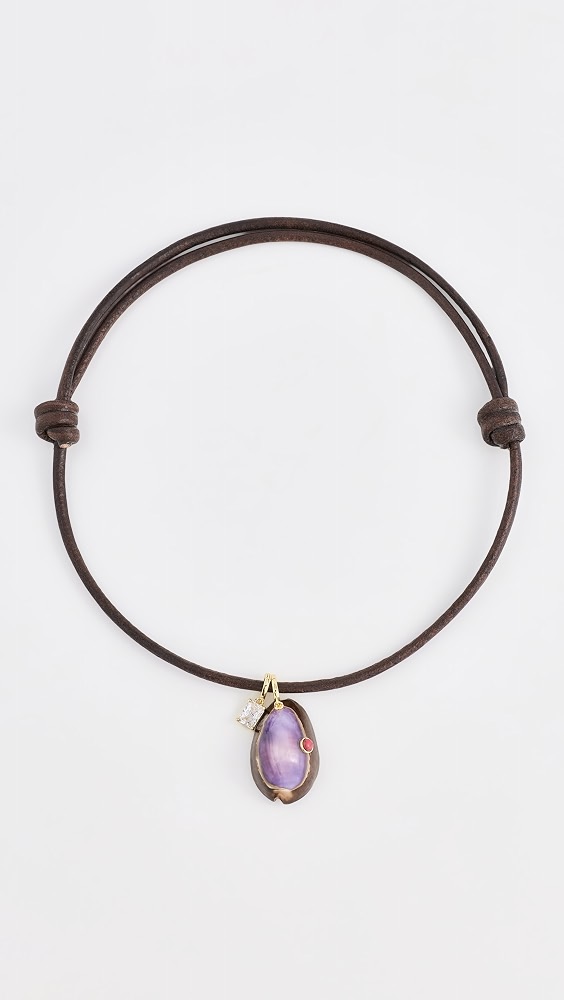 Kosta Necklace - Brown