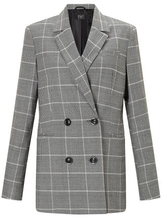 Checked blazer, £28, F&F