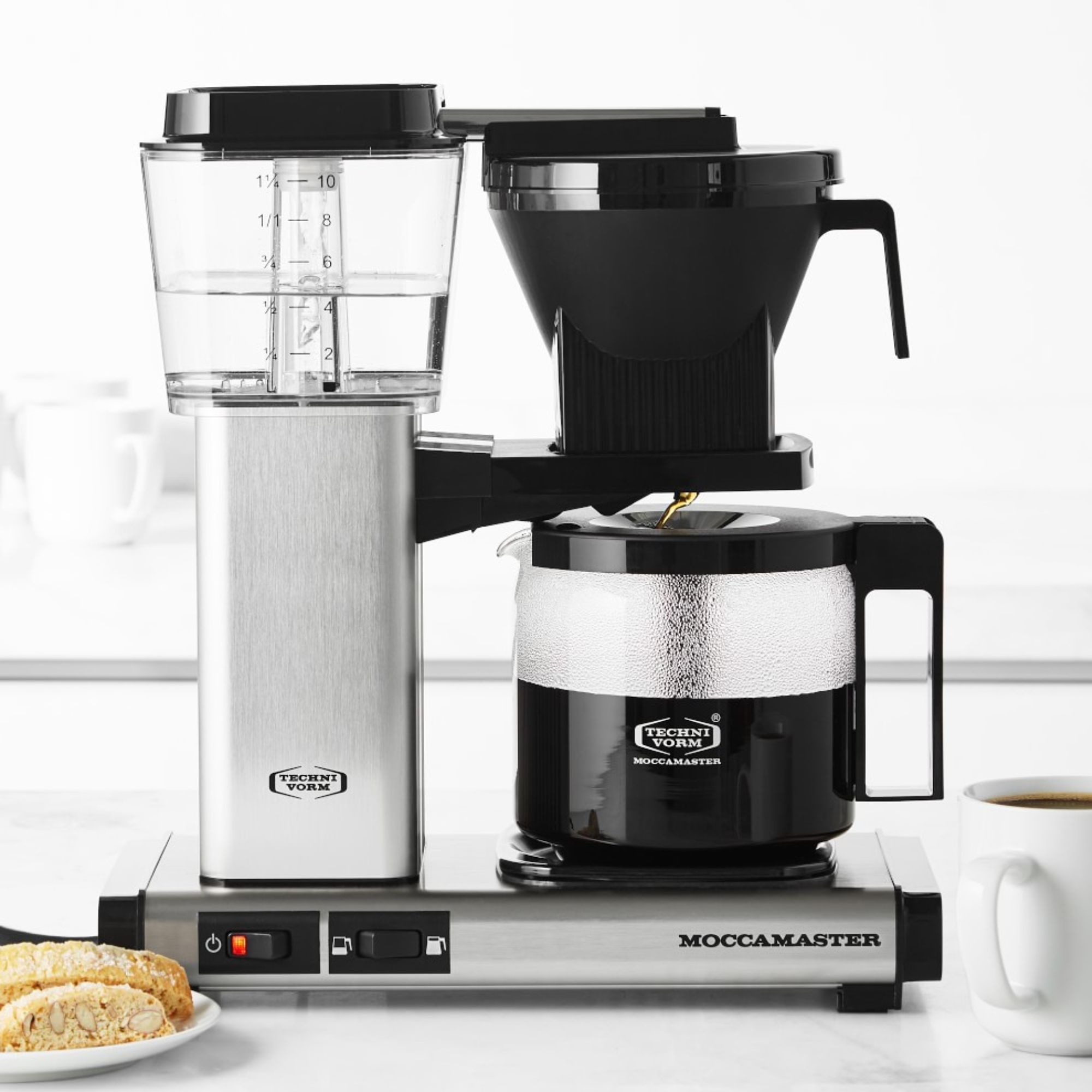 Moccamaster 53823 KBG Select UK Plug Filter Coffee Machine (Brushed Silver)