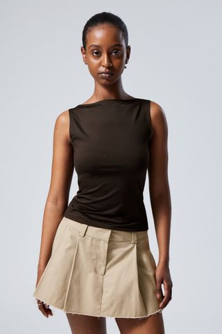 Annie Boatneck Sleeveless Top