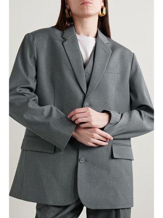 THE FRANKIE SHOP, Gelso Oversized Tencel™ Lyocell-Blend Blazer