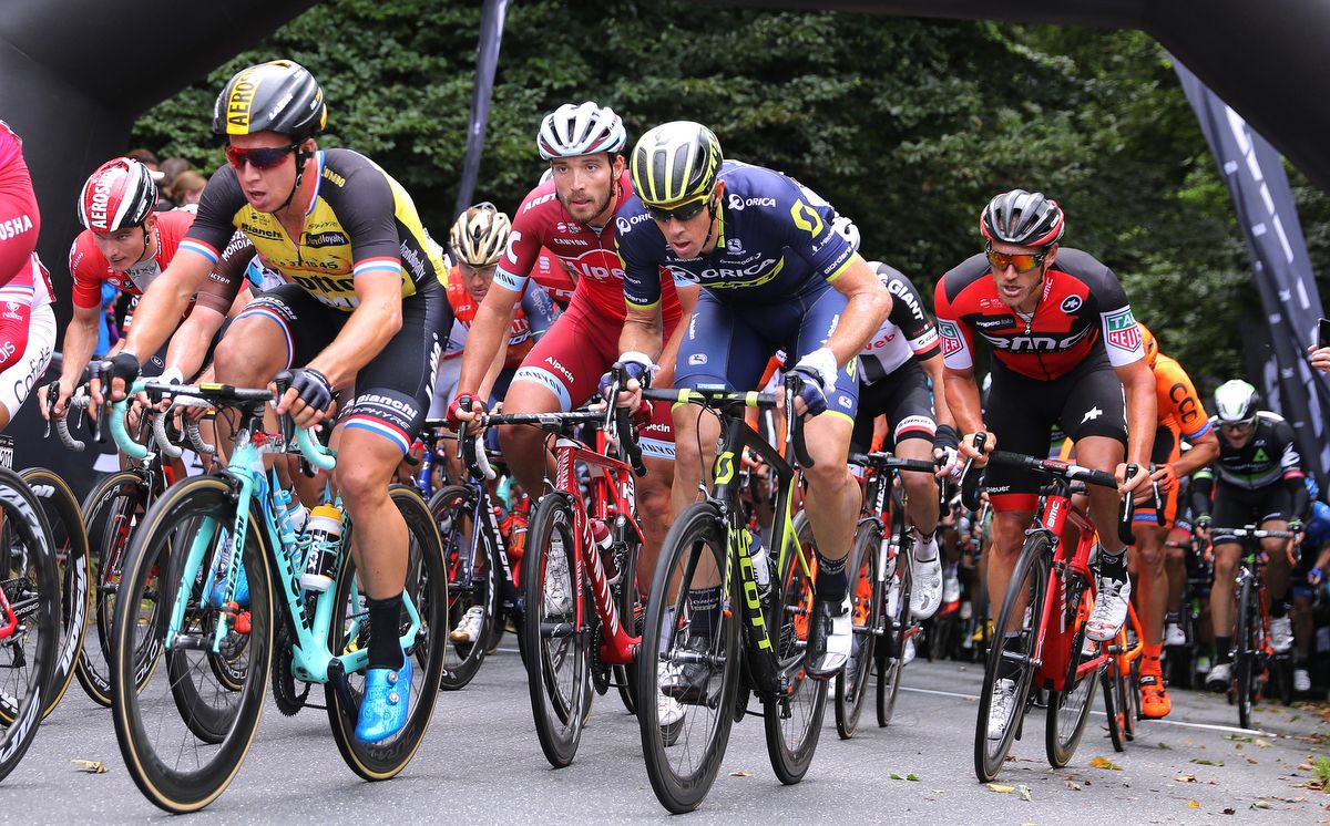 Dylan Groenewegen (LottoNL-Jumbo) holding on