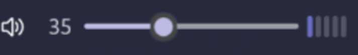 New sound settings