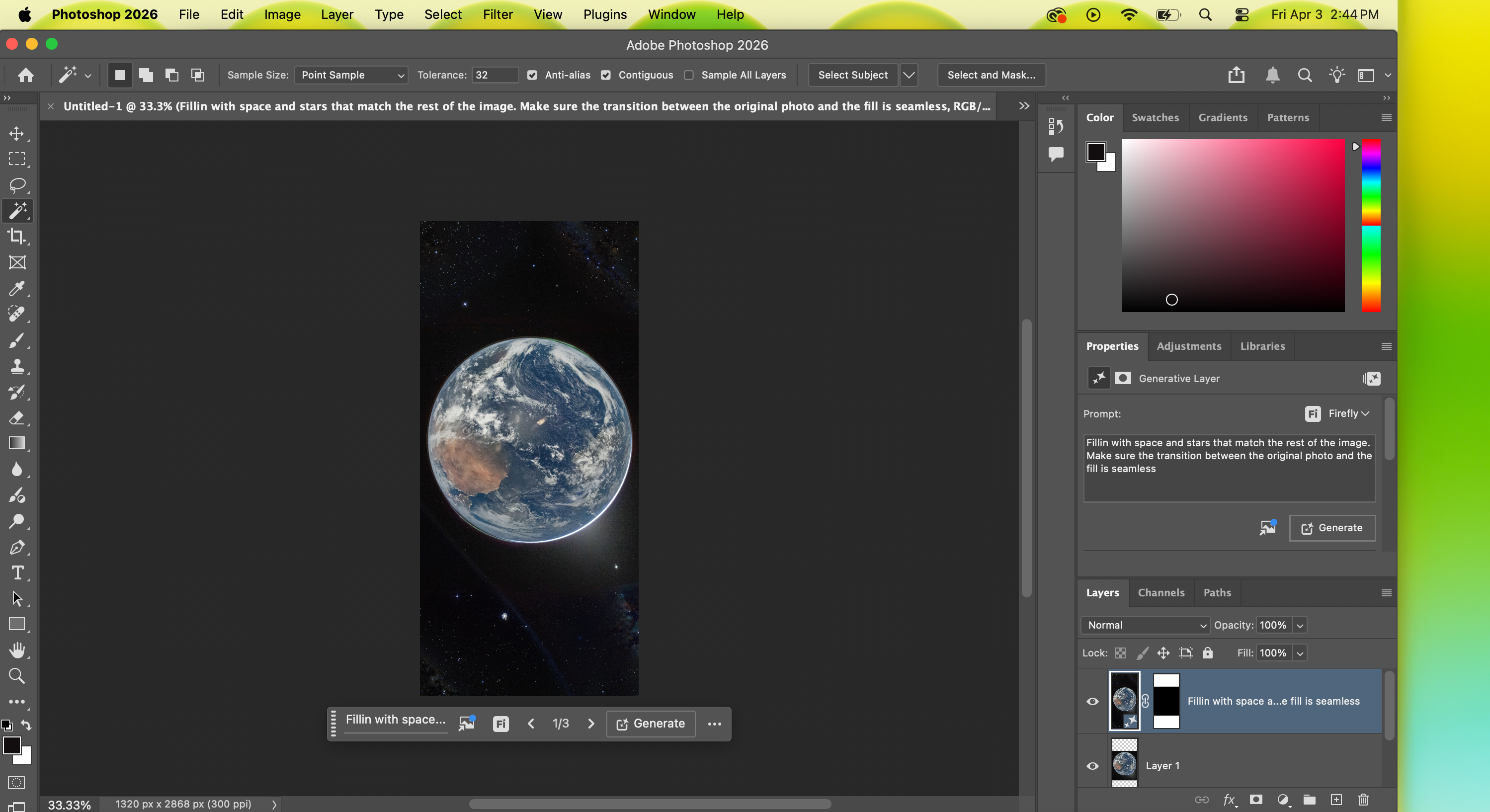 Artemis II Earth Image wallpaper process