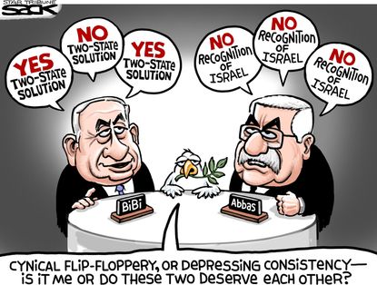 Political cartoon World Israel Palestine