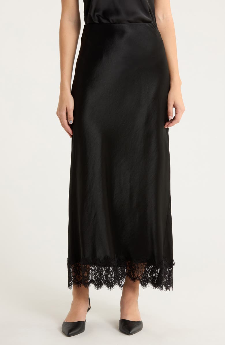 The Lacy Favorite Satin Maxi Skirt