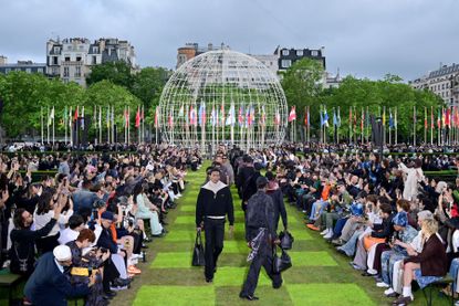 Louis Vuitton S/S 2025 menswear show by Pharrell Williams at UNESCO