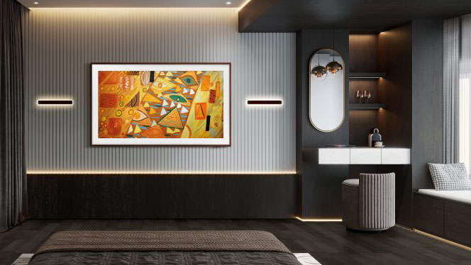 New model complements the look and feel of high-end properties while offering Smart TV functionality.
