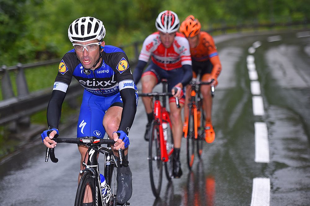 The day's breakaway included Maximiliano Richeze (Etixx-Quickstep), Maciej Paterski (CCC Sprandi Polkowice) and Kristijan Koren (Cannondale)