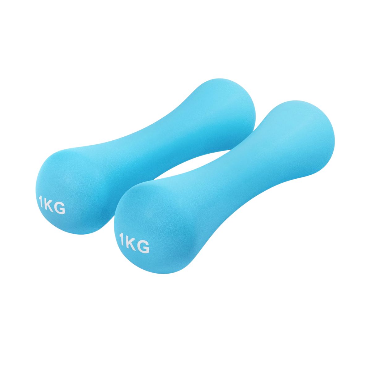 Core Balance Neoprene Bone Dumbbells Set Of 2 Cast Iron Hand Weights Fitness (2 x 0.5kg, 0.75kg, 1kg, 1.5kg, 2kg, or 3kg)