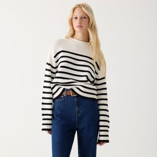 J.Crew, Rollneck™ Sweater in Stripe