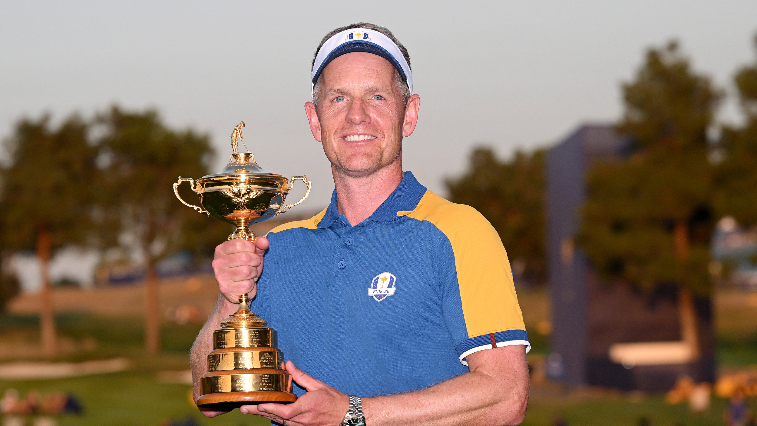 Luke Donald with the Ryder Cup