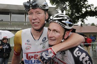 Marcel Sieberg and André Greipel have been on the same team since 2008