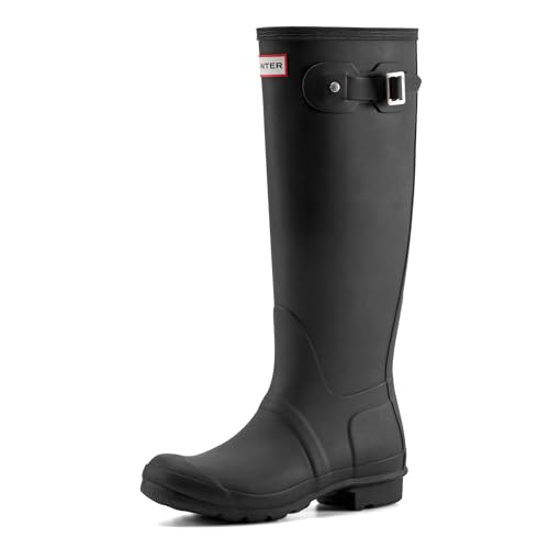 Hunter Original Tall, Women’s Unlined Long-Shaft Boots,black,6 Uk (39 Eu)
