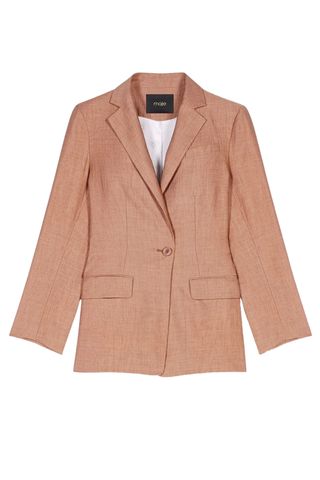 Maje Linen Suit Jacket