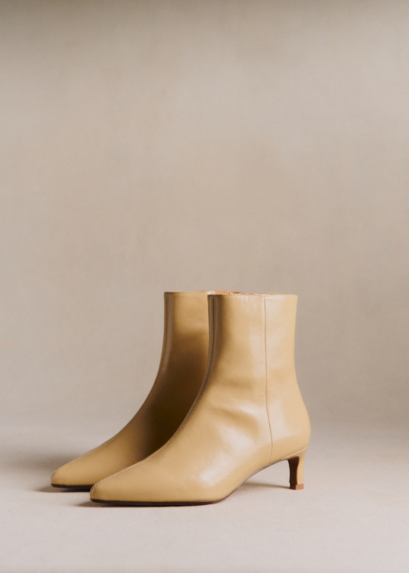 Garance Ankle Boots - Patent String - Bovine Leather - S&amp;eacute;zane