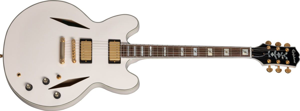 Epiphone Emily Wolfe &ldquo;White Wolfe&rdquo; Sheraton