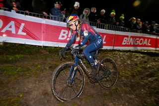 ANTWERPEN BELGIUM DECEMBER 28 Pauline Ferrand Prevot of France and Team Canyon SRAM Racing competes during the 46th Superprestige Cyclocross Diegem 2022 Womens Elite Superprestige2023 on December 28 2022 in Antwerpen Belgium Photo by Luc ClaessenGetty Images