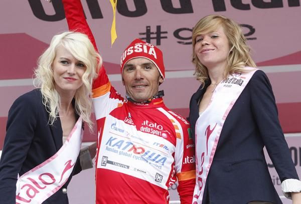 Joaquim Rodriguez (Katusha) on the podium
