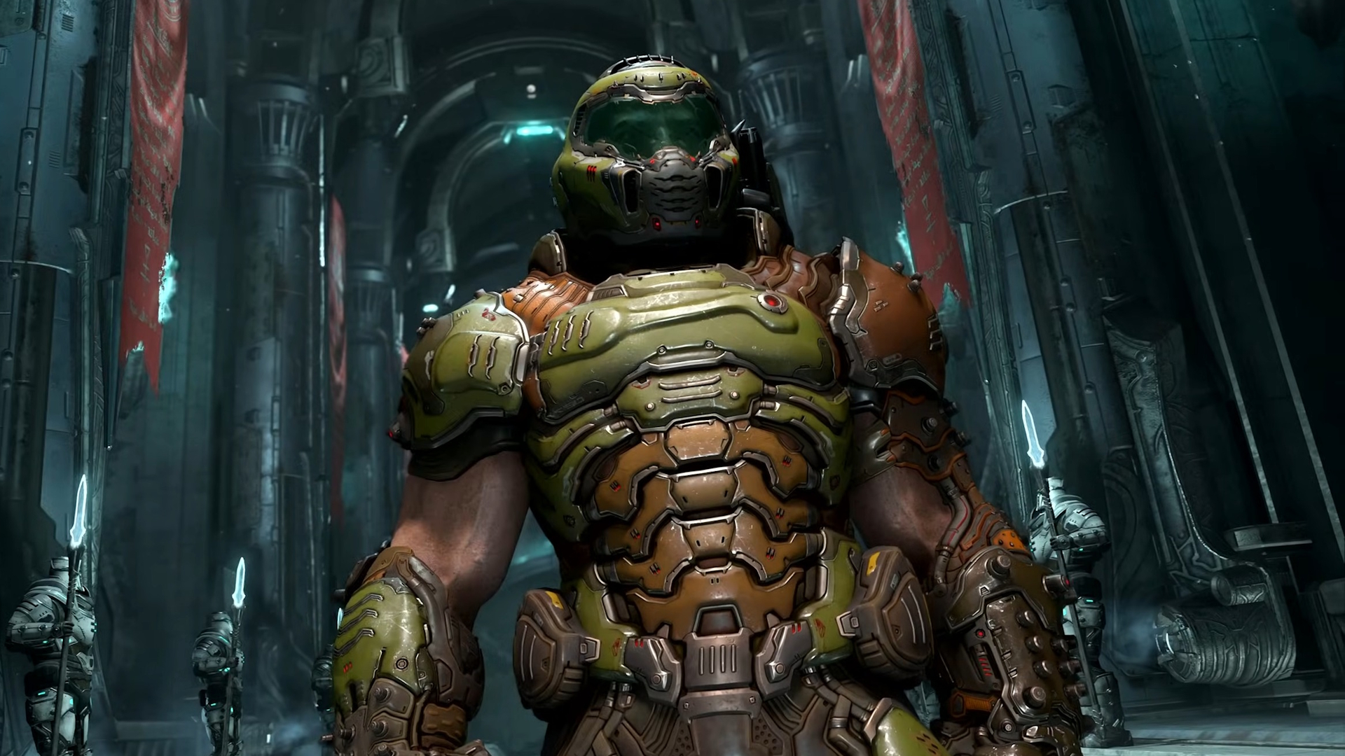 Doom Eternal Doom Guy in ancient halls