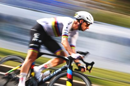 Brandon McNulty of United States and UAE Team Emirates - XRG competes during the 105th Tre Valli Varesine 2026
