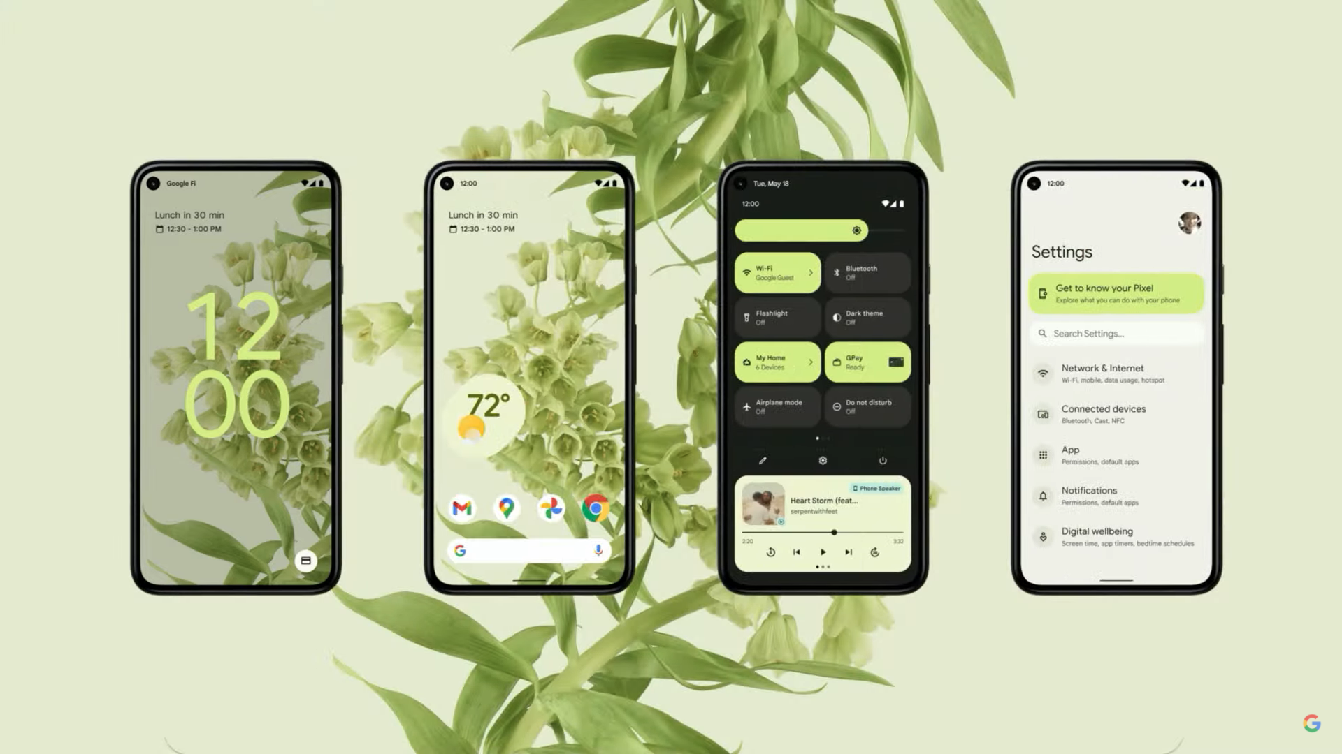 Android 12 UI from Google I/O 2021