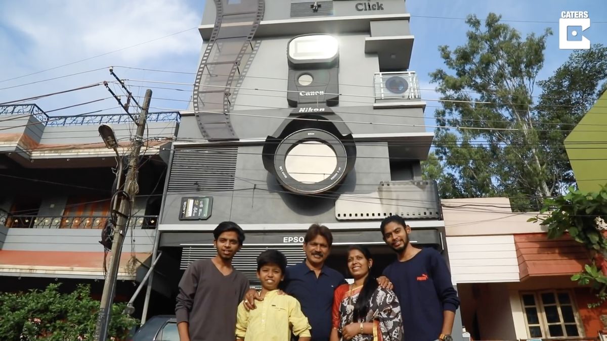 This man named his kids &quot;Canon&quot; and &quot;Nikon&quot; and built a $94K camera house