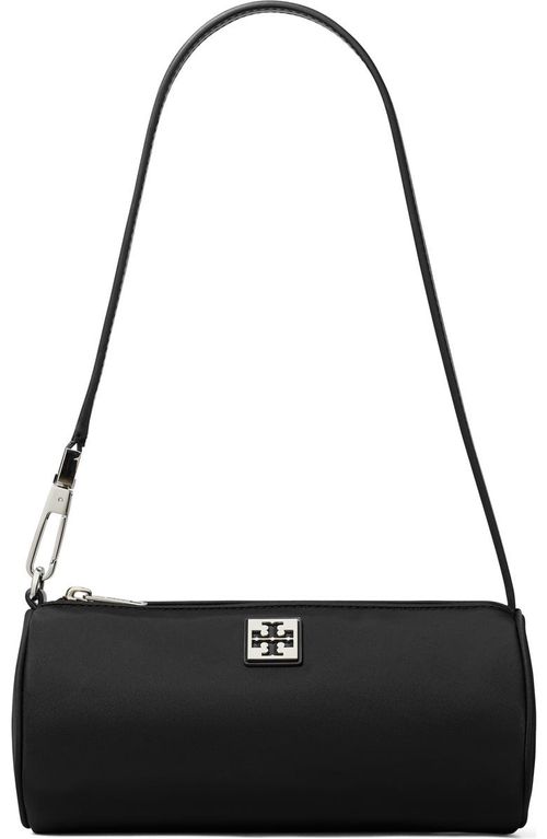 Virginia Nylon Cylinder Shoulder Bag