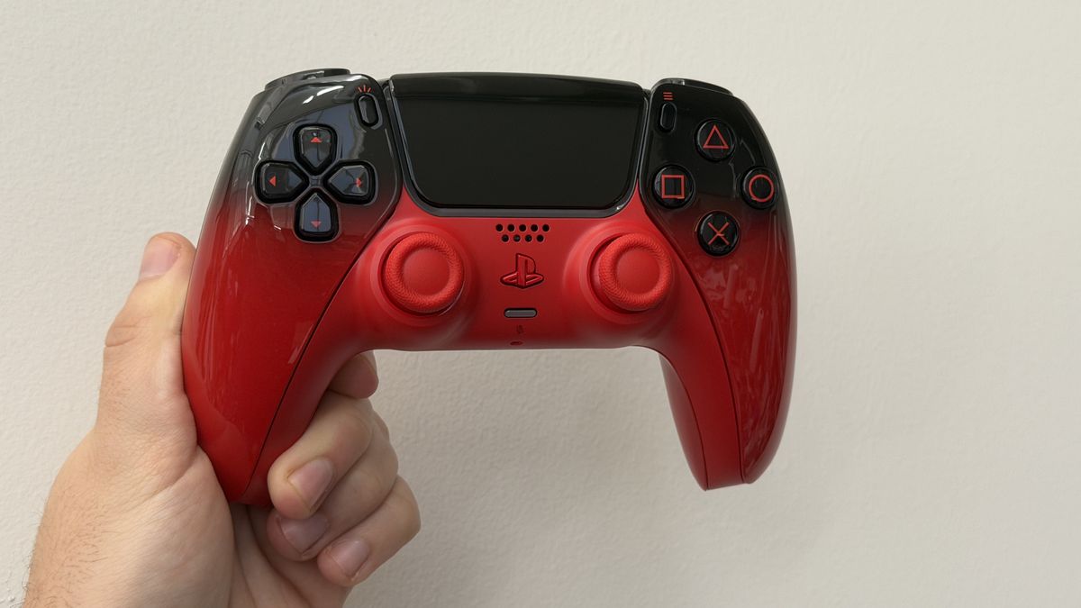 PlayStation Hyperpop DualSense Controller in Remix Red