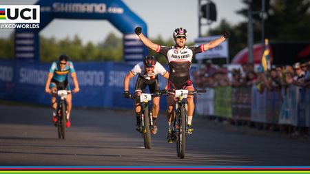 Daniel Federspiel of Austria defends the his Eliminator World title