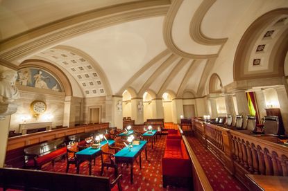 Supreme Court chamber. 