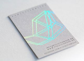 Sharp geometric patterns are ideal for foiling