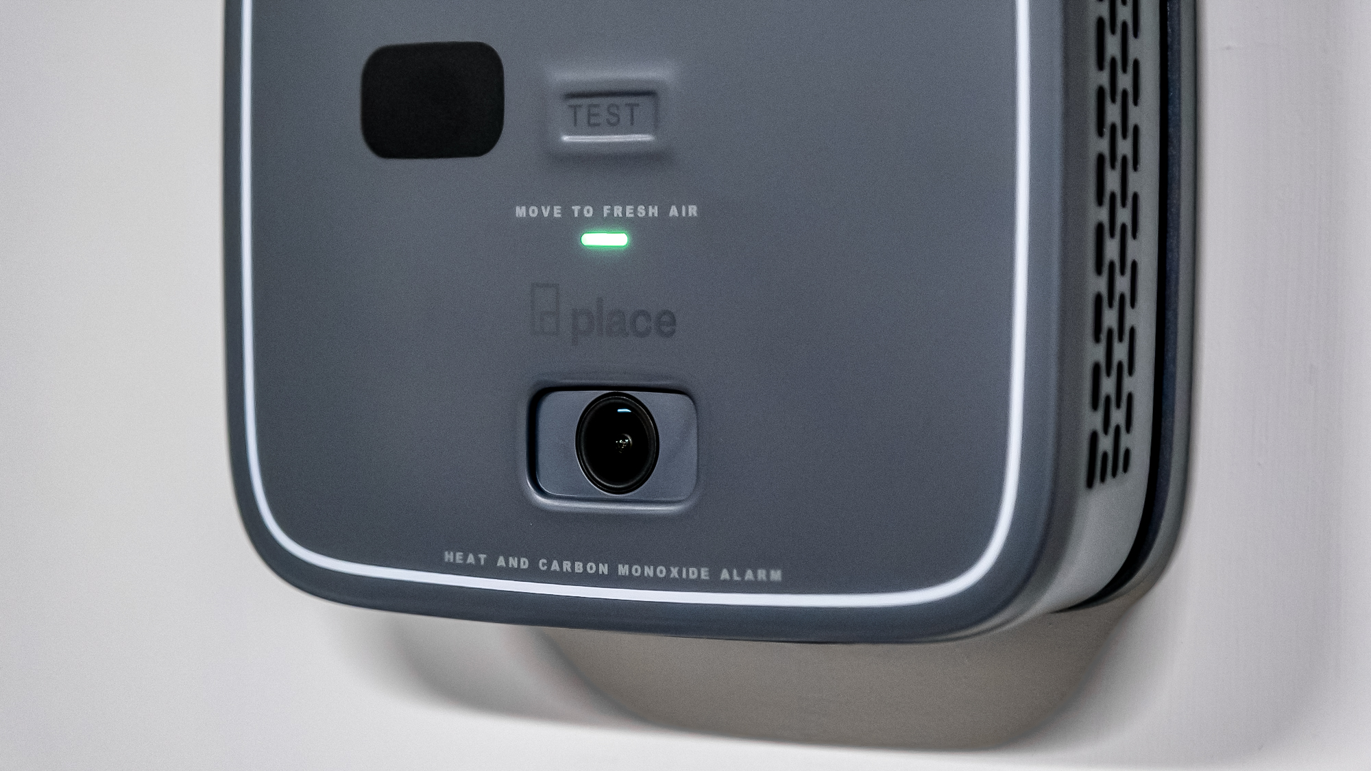 The camera on a Place garage alarm