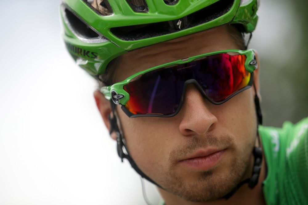 Peter Sagan in green at the 2016 Tour de France