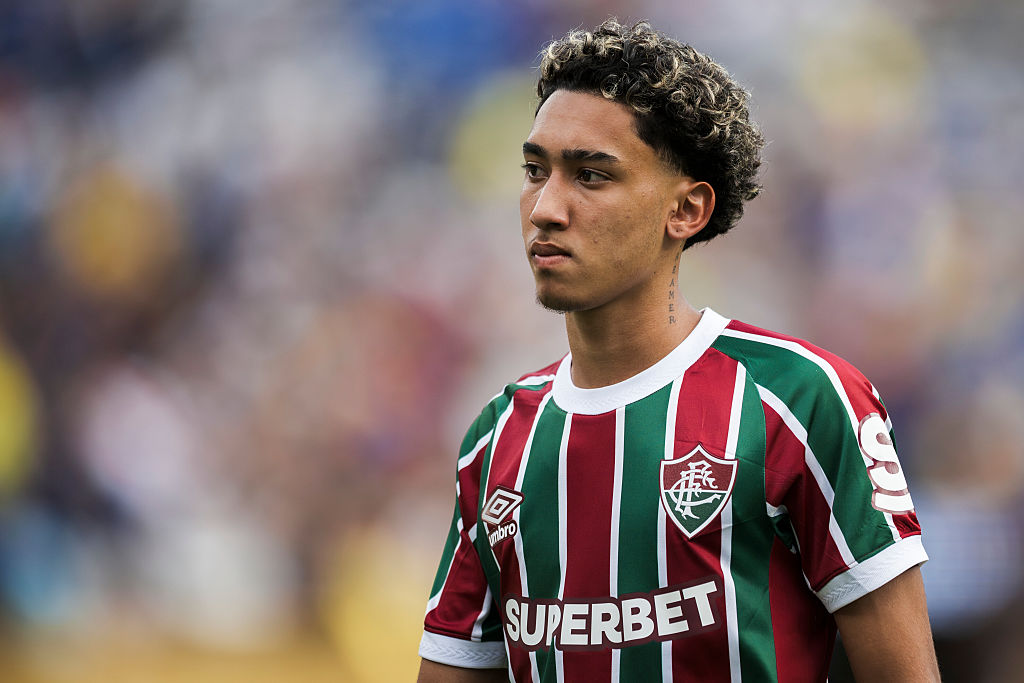 Isaque Severino Silva of Fluminense FC looks on at the end of the FIFA Club World Cup semi final football match between Fluminense FC and Chelsea FC. Chelsea FC won 2-0 over Fluminense FC.