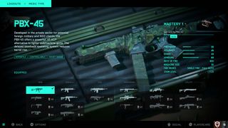Battlefield 2042 guns weapons PBX-45 SMG stats