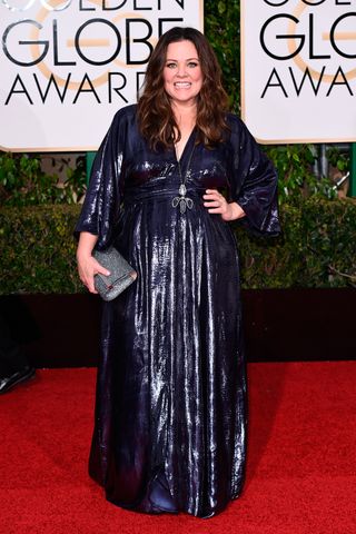 Melissa McCarthy at the Golden Globes 2016
