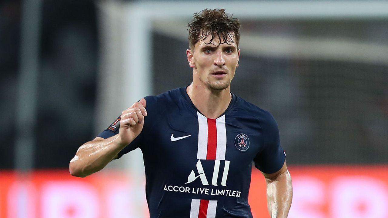 Paris Saint-Germain defender Thomas Meunier plays international football for Belgium 