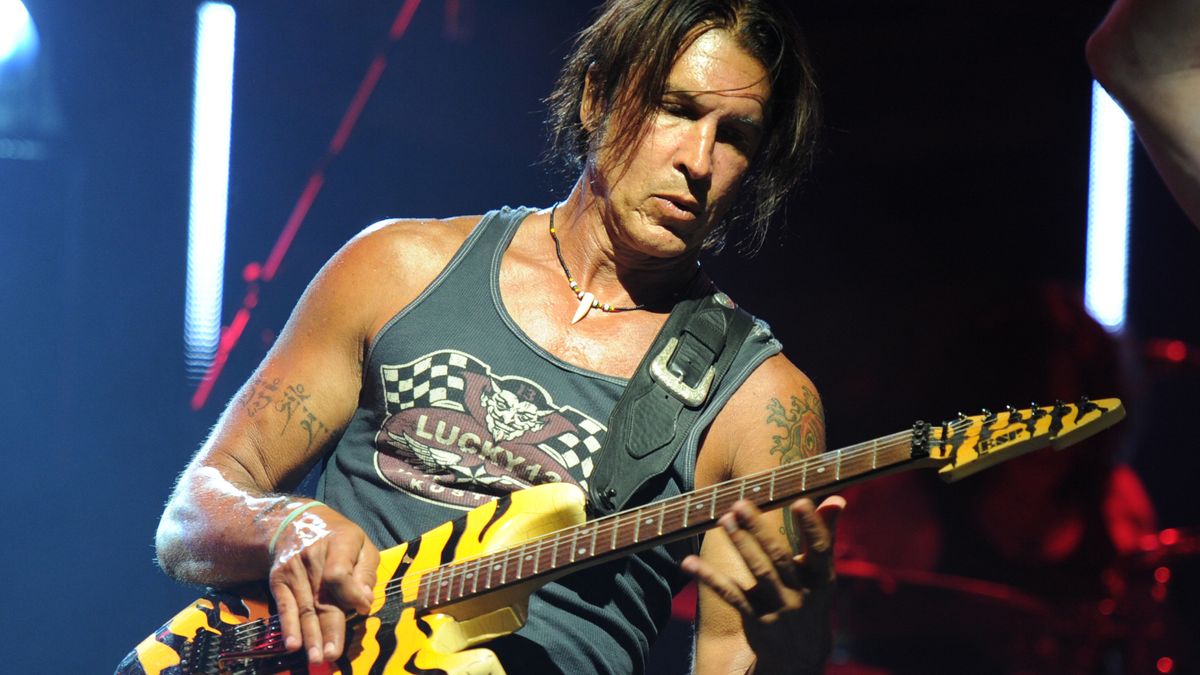 George Lynch performs with the Lynch Mob at The Culture Room on August 6, 2011 in Fort Lauderdale, Florida