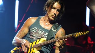 George Lynch performs with the Lynch Mob at The Culture Room on August 6, 2011 in Fort Lauderdale, Florida