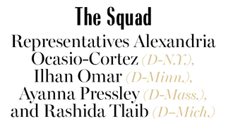 The Squad - text graphic
